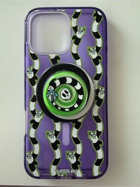 Official PopSockets x Beetlejuice MagSafe Case & PopGrip Combo 🪱